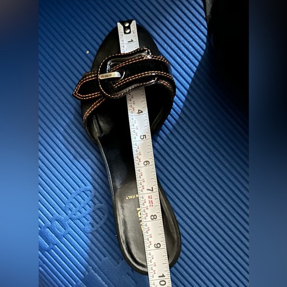 FENDI black patent leather mules 38.5 - Picture 6 of 6